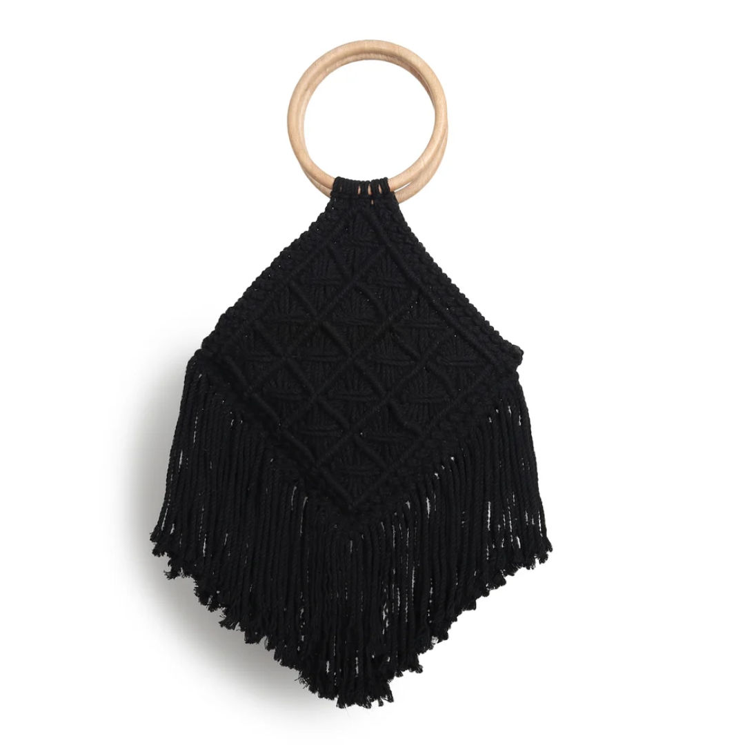 Handcrafted Boho Macrame Bag Stylish Eco Friendly Tote